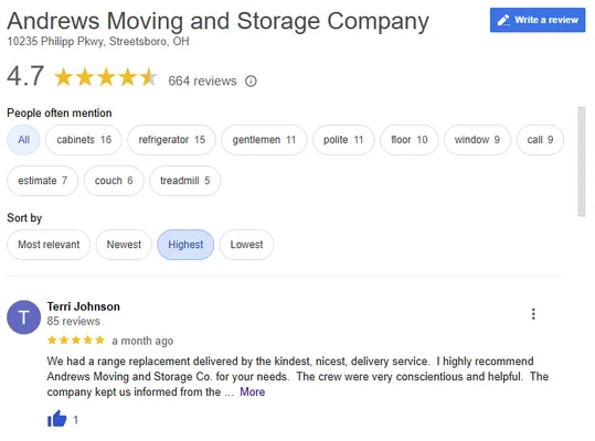 Andrews Moving & Storage Company photo 2